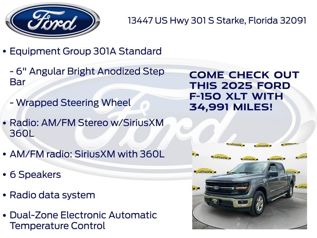 Used 2025 Ford F150 XLT w/ Equipment Group 301A Standard AWD/4WD image 22