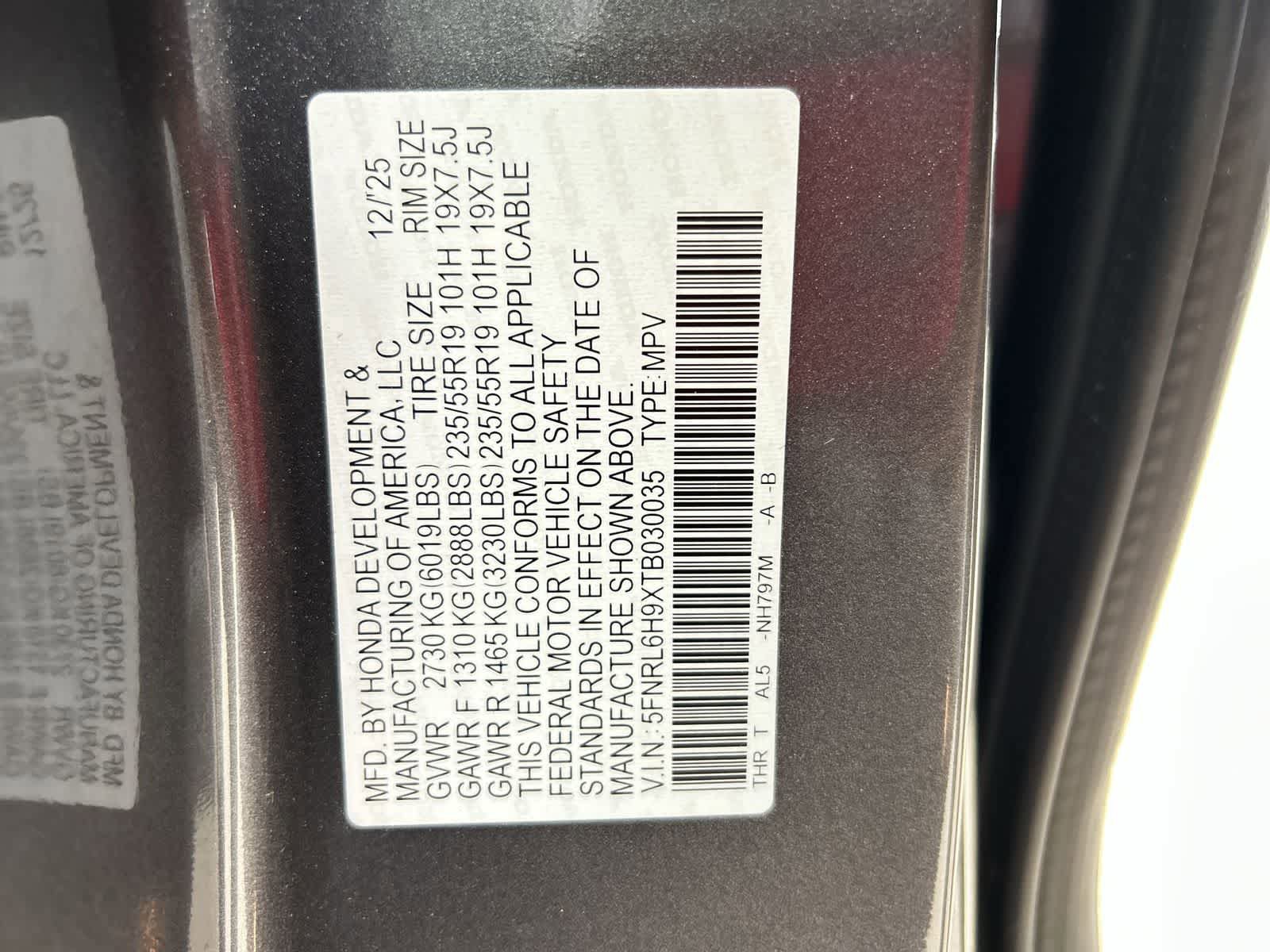 New 2026 Honda Odyssey Elite image 2
