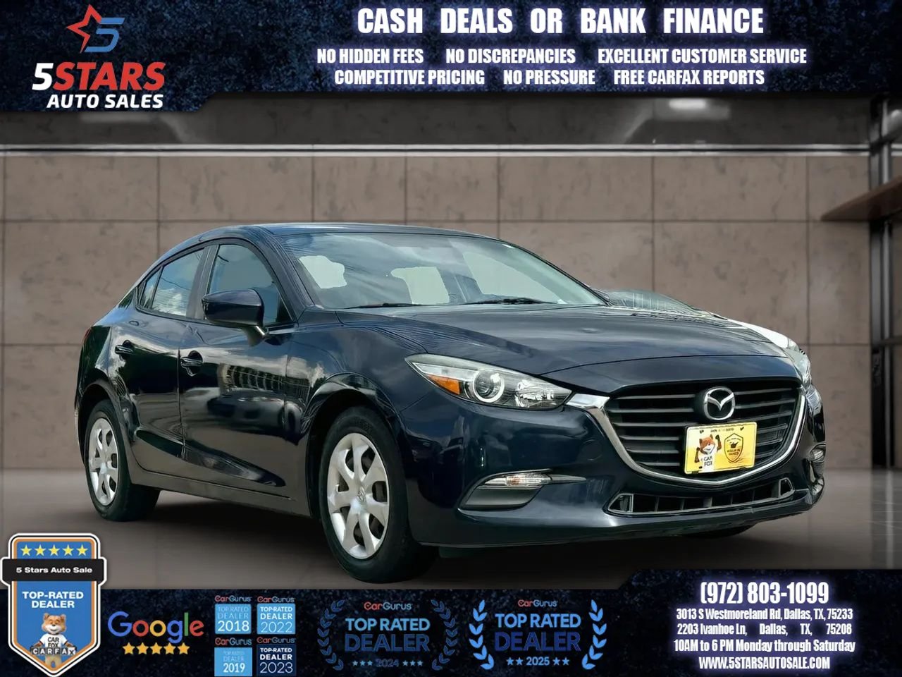 Used 2017 MAZDA MAZDA3 Sport