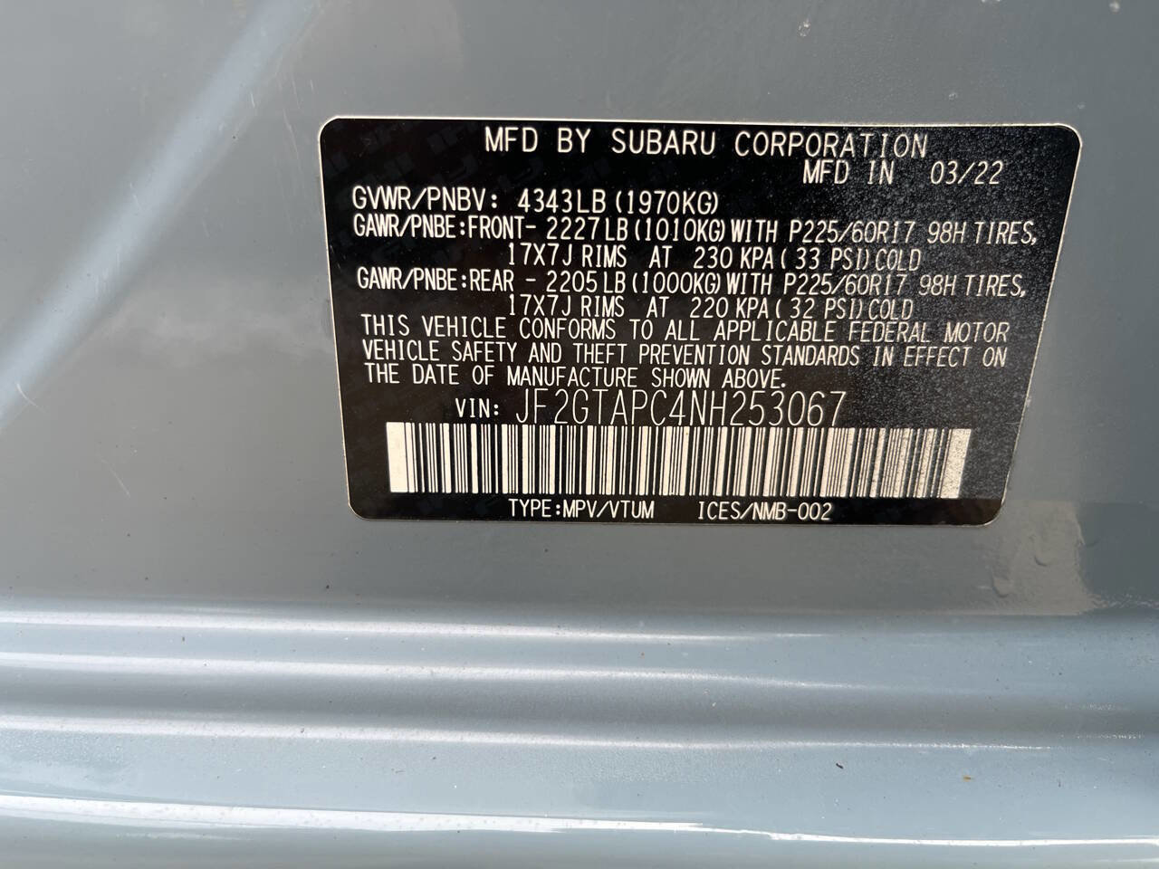 Used 2022 Subaru Crosstrek 2.0i Premium w/ Popular Package #2 image 13