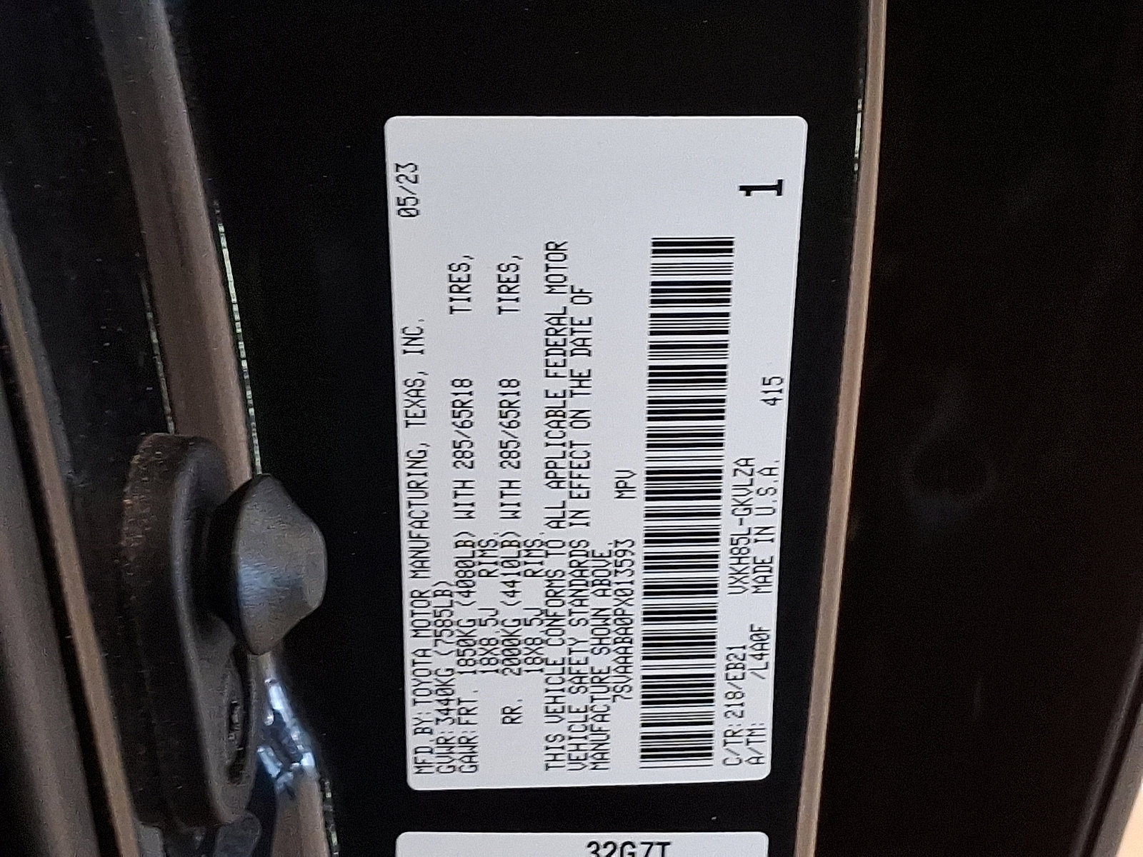 Certified 2023 Toyota Sequoia TRD Pro image 27