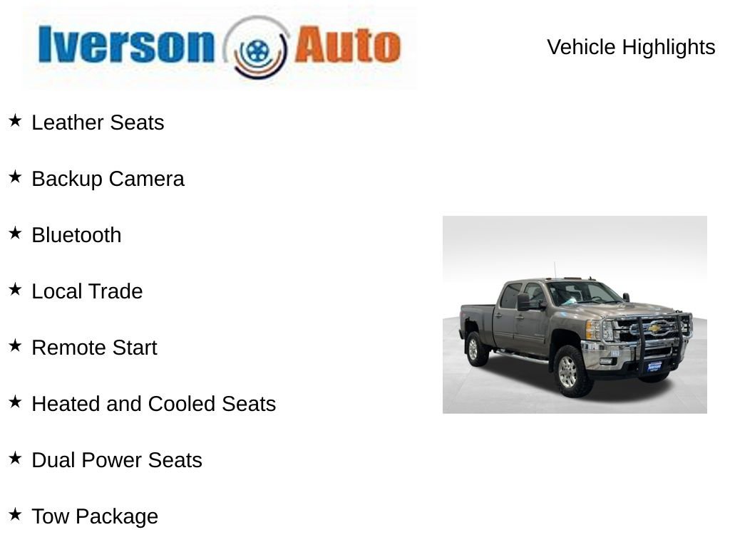Used 2013 Chevrolet Silverado 2500 LTZ w/ LTZ Plus Package AWD/4WD image 2
