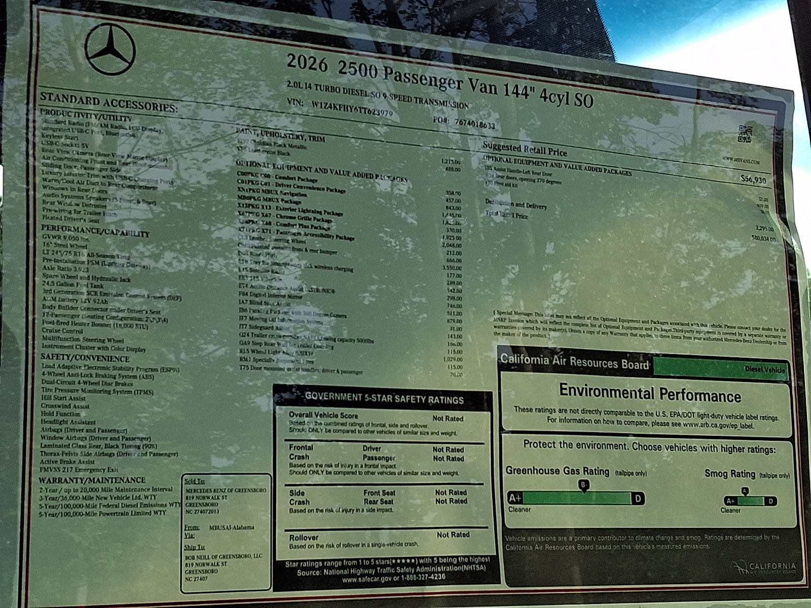 New 2026 Mercedes-Benz Sprinter 2500 image 11