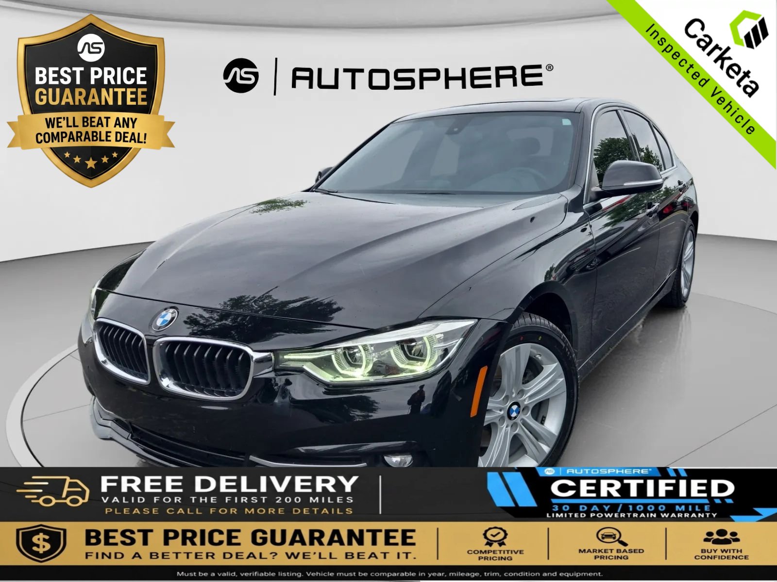 Used 2018 BMW 330i xDrive Sedan w/ Convenience Package AWD/4WD image 1