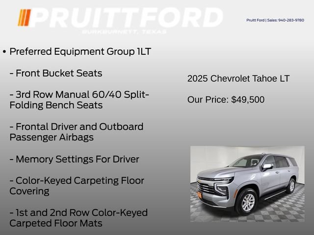 Used 2025 Chevrolet Tahoe LT RWD image 7