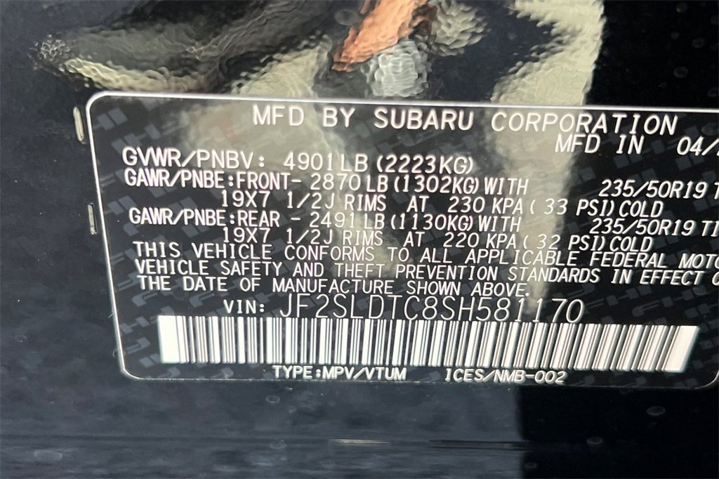 New 2025 Subaru Forester Touring w/ Protection Package image 24