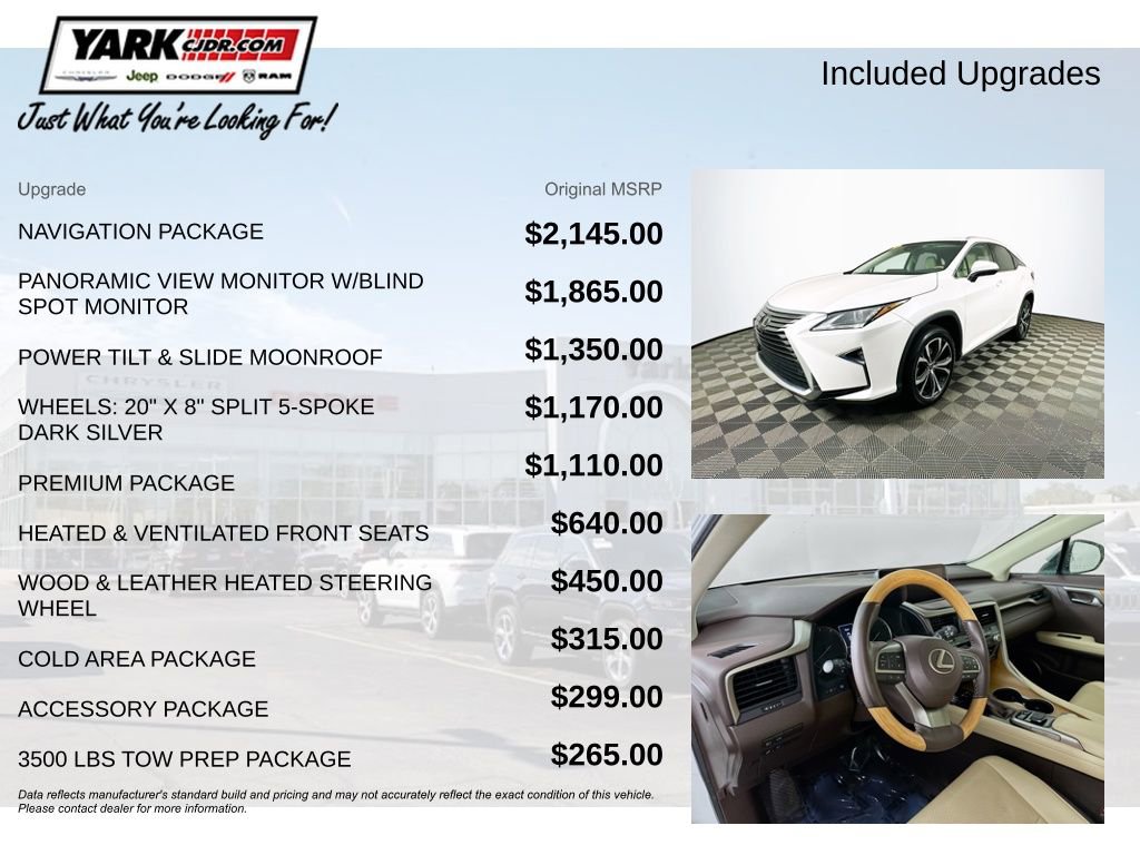 Used 2019 Lexus RX 350 AWD w/ Navigation Package image 5