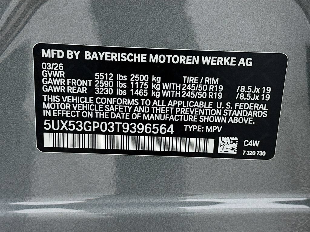 Used 2026 BMW X3 xDrive30 w/ Convenience Package AWD/4WD image 24