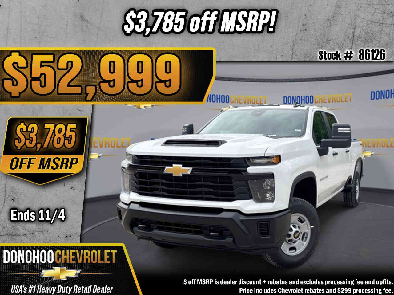 New 2026 Chevrolet Silverado 2500 W/T w/ WT Convenience Package AWD/4WD image 1