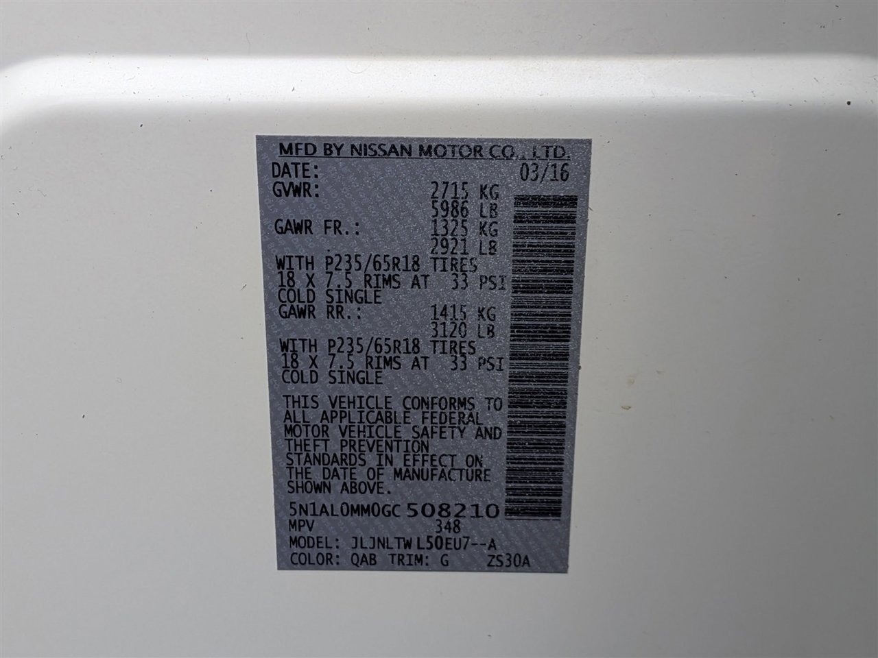 Used 2016 INFINITI QX60 AWD w/ Premium Plus Package image 38