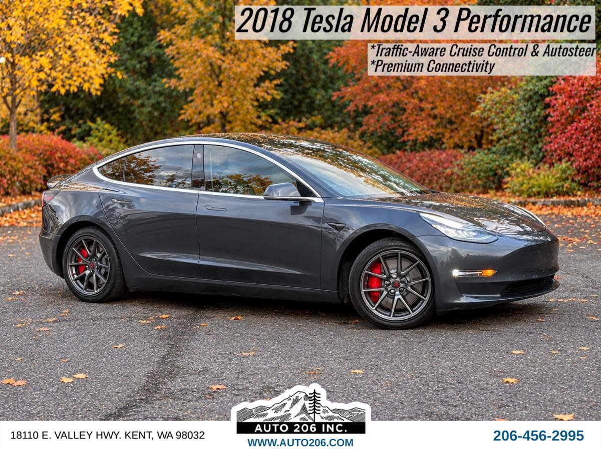 Used 2018 Tesla Model 3 Performance AWD/4WD image 1