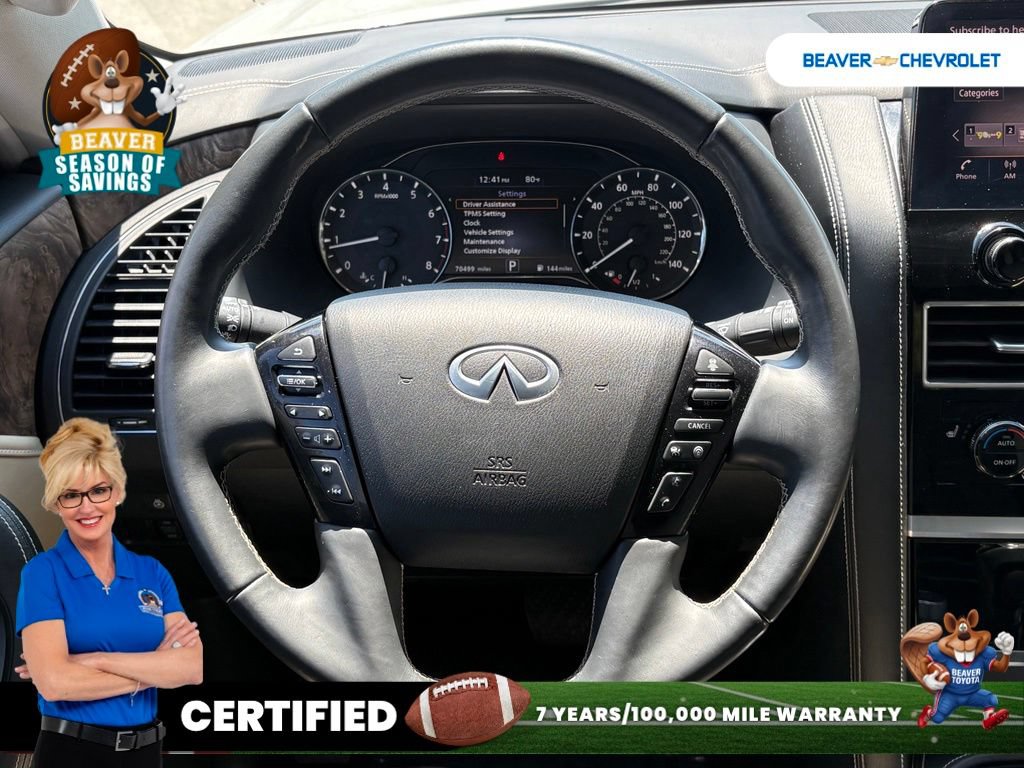 Used 2022 INFINITI QX80 Premium Select w/ Cargo Package RWD image 18