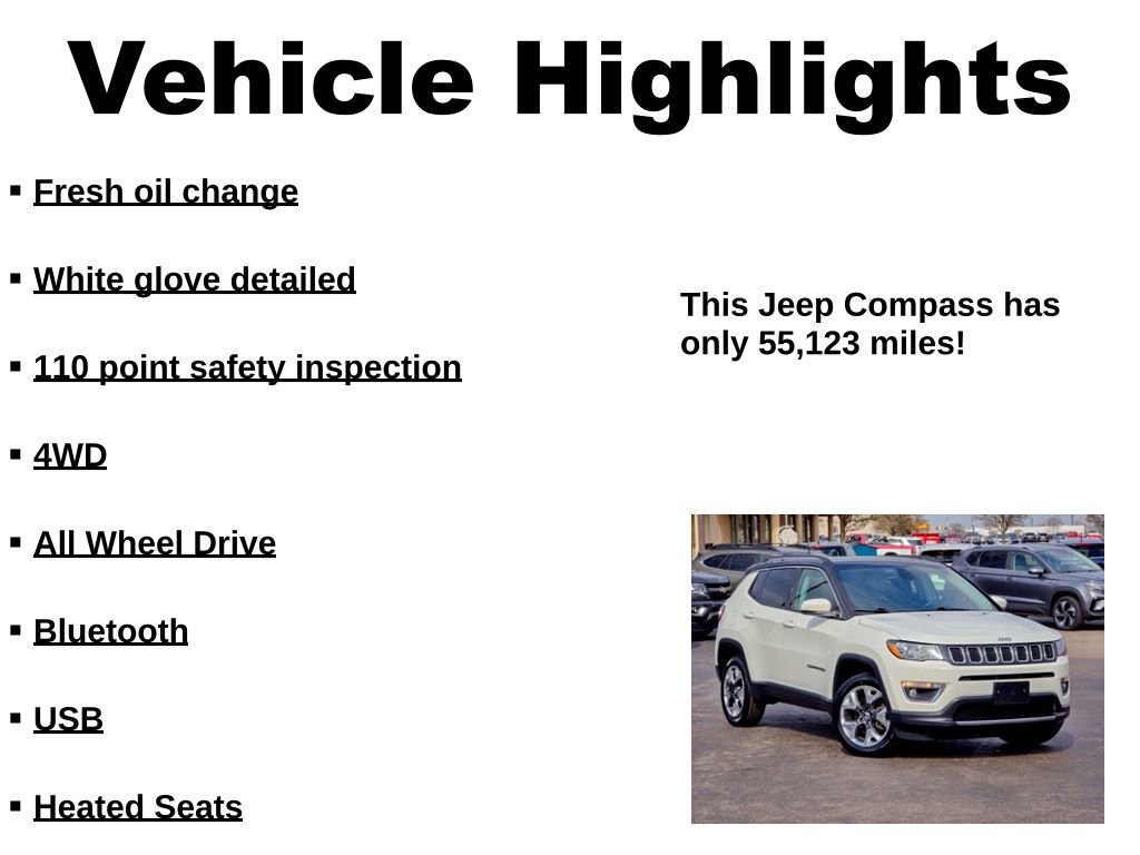 Used 2018 Jeep Compass Limited w/ Navigation Group image 35
