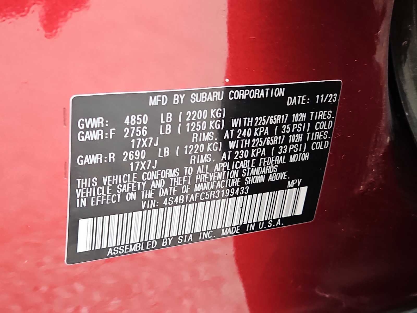 Used 2024 Subaru Outback Premium AWD/4WD image 25