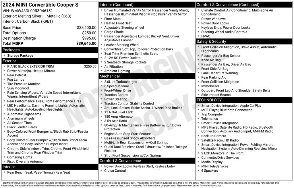 Used 2024 MINI Cooper S FWD image 9