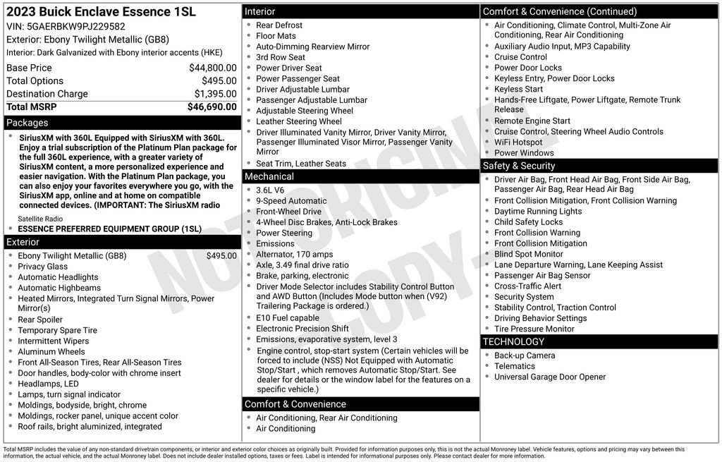 Certified 2023 Buick Enclave Essence FWD image 4