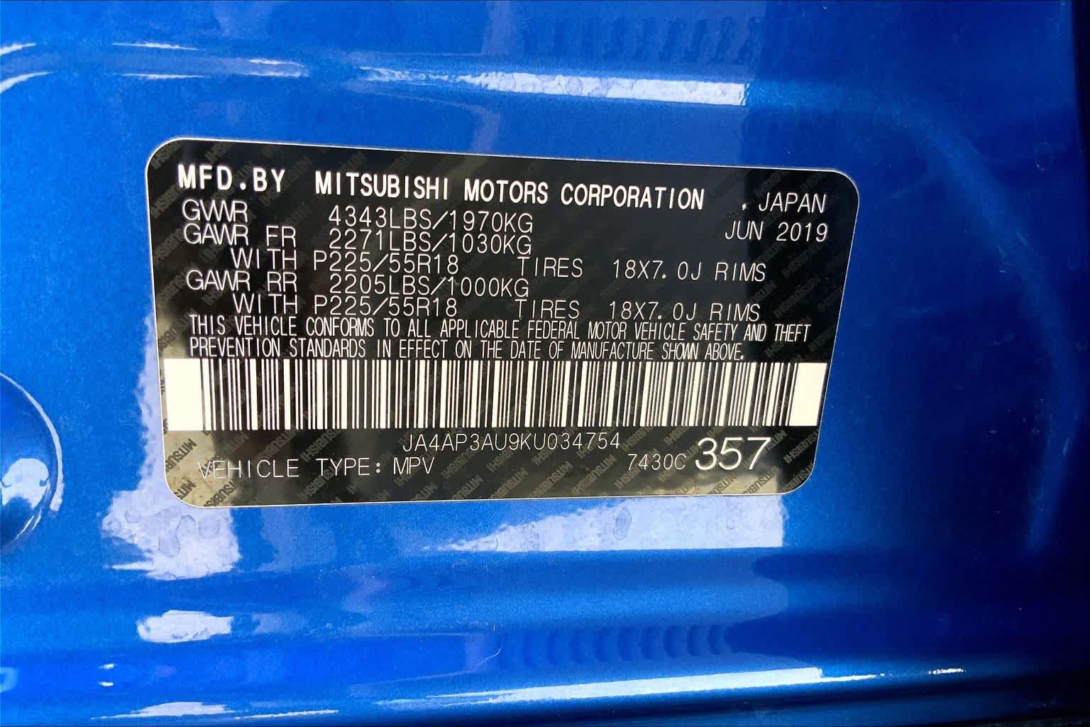 Used 2019 Mitsubishi Outlander Sport ES FWD image 34