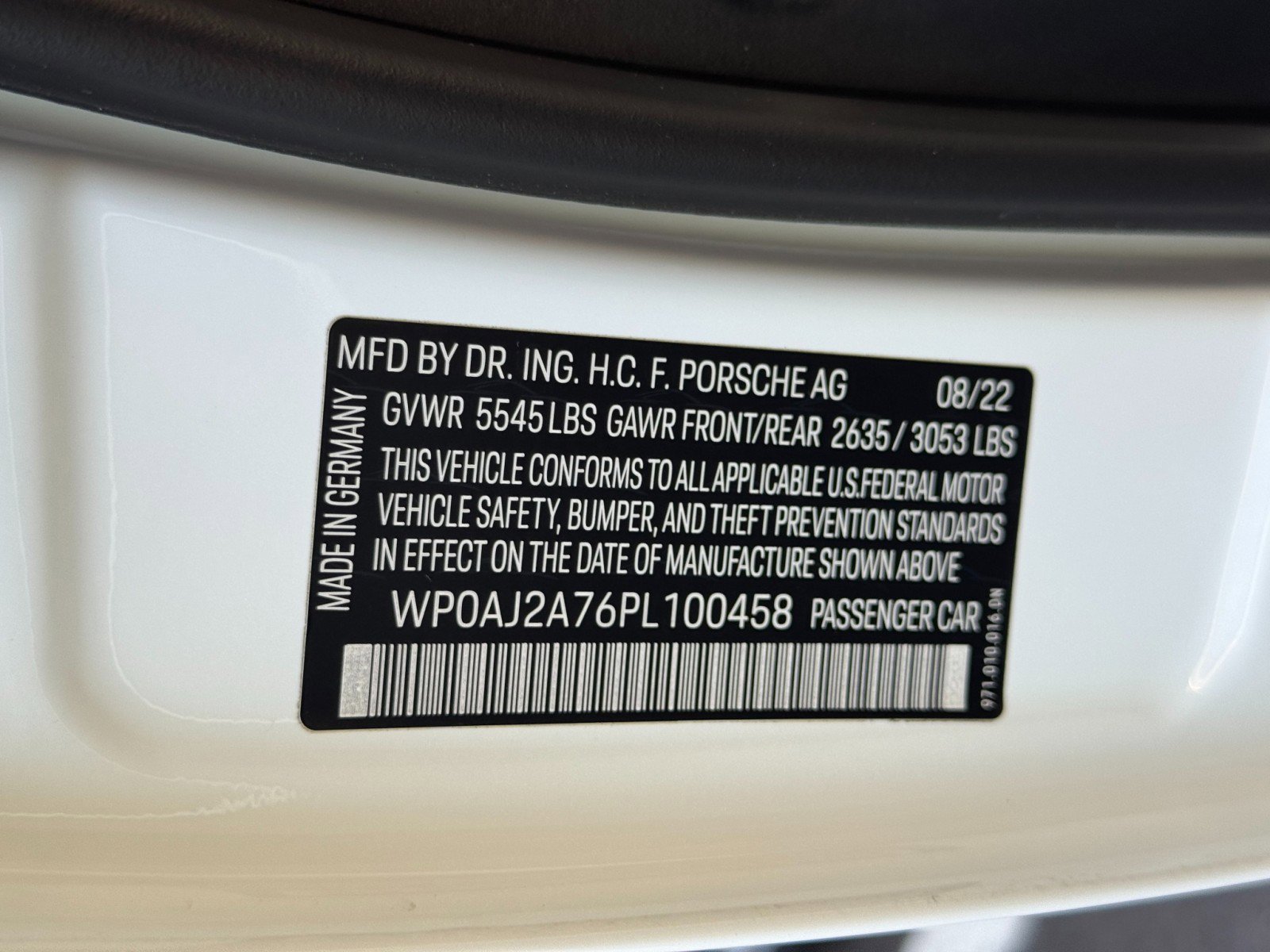 Used 2023 Porsche Panamera Platinum Edition RWD image 49