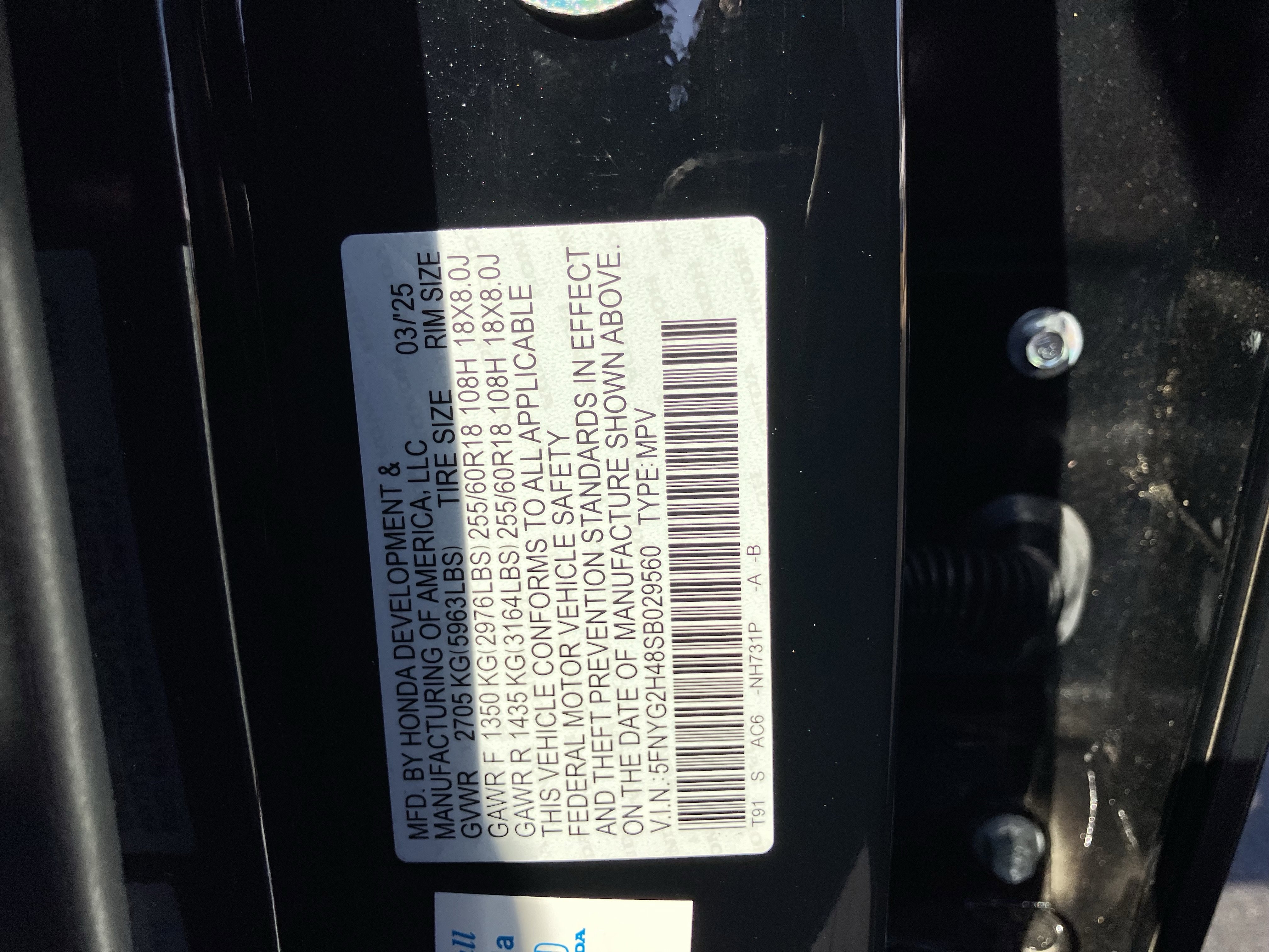 Certified 2025 Honda Pilot EX-L image 37