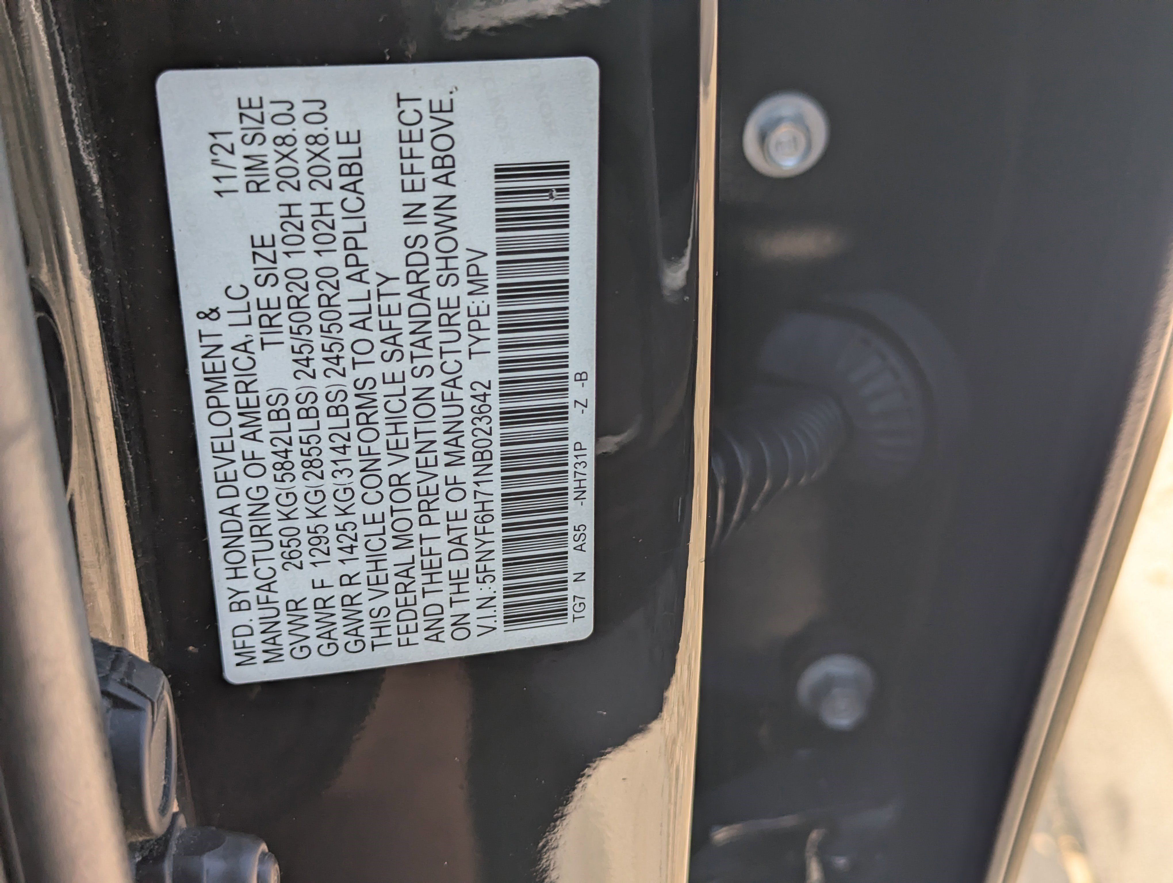 Used 2022 Honda Pilot Black Edition image 35