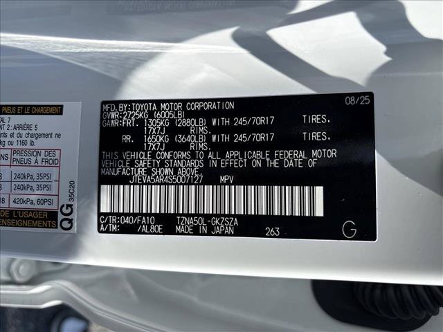 Certified 2025 Toyota 4Runner SR5 RWD image 27
