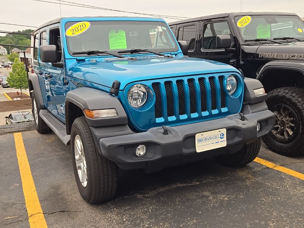 Certified 2020 Jeep Wrangler Unlimited Sport S AWD/4WD image 3