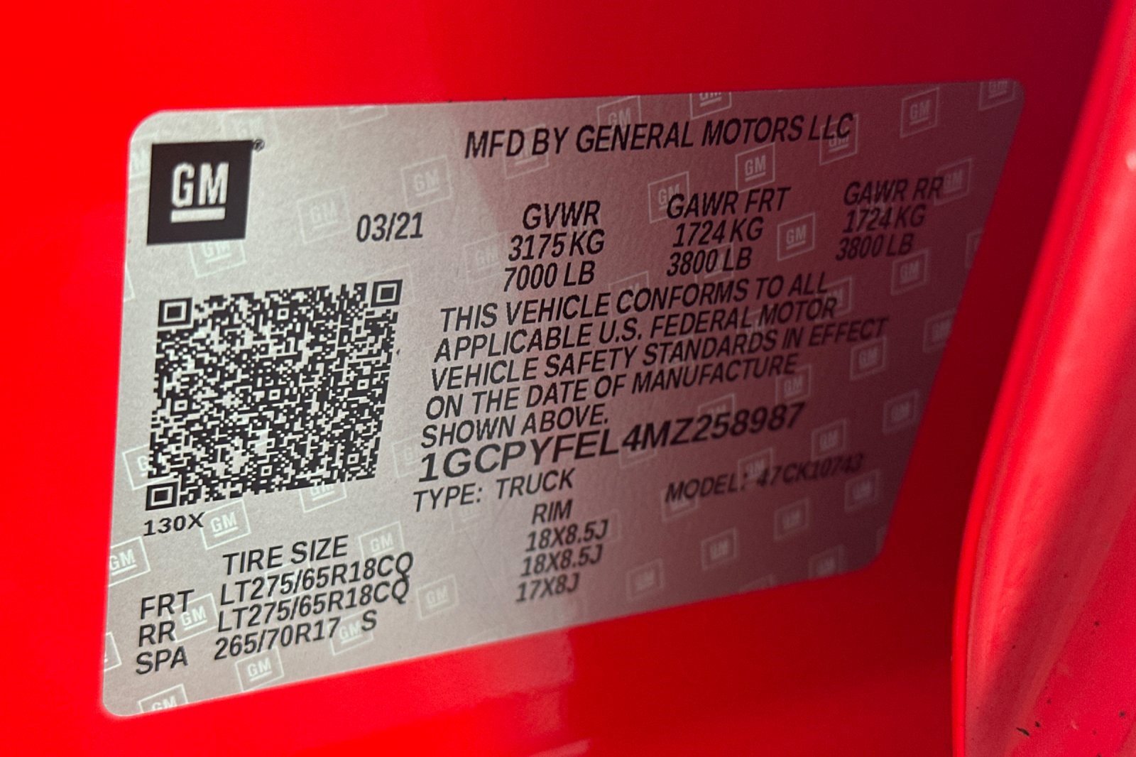 Used 2021 Chevrolet Silverado 1500 LT Trail Boss image 56