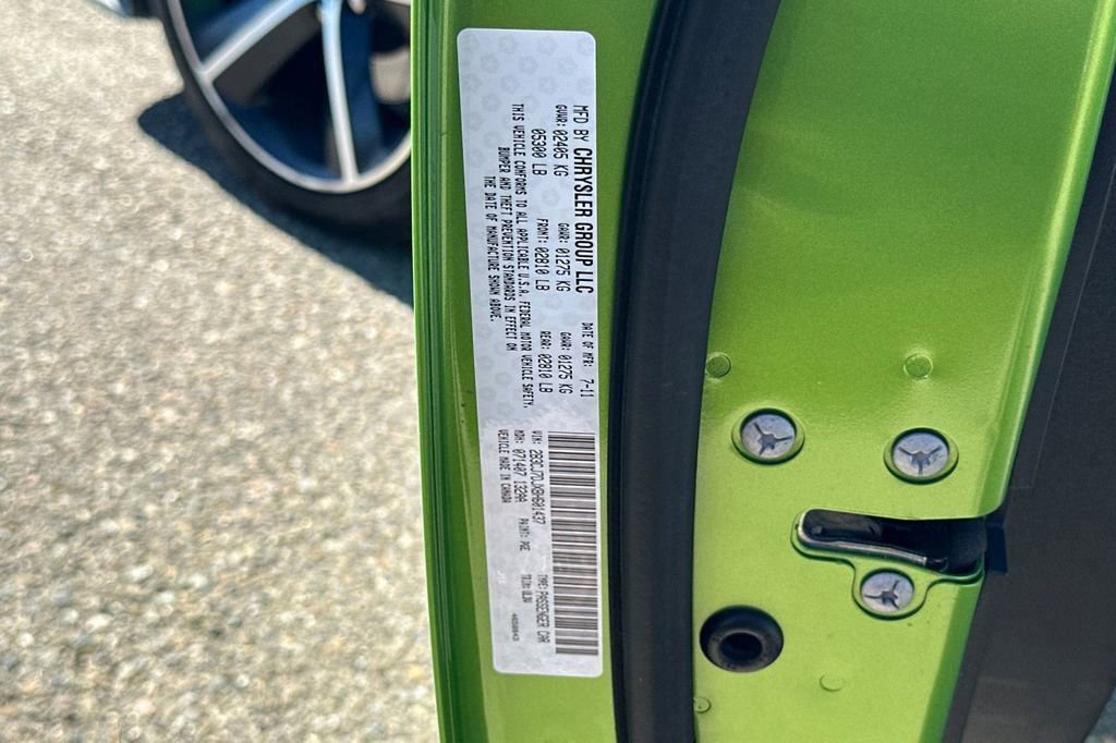 Used 2011 Dodge Challenger SRT8 w/ Green w/Envy Group RWD image 27