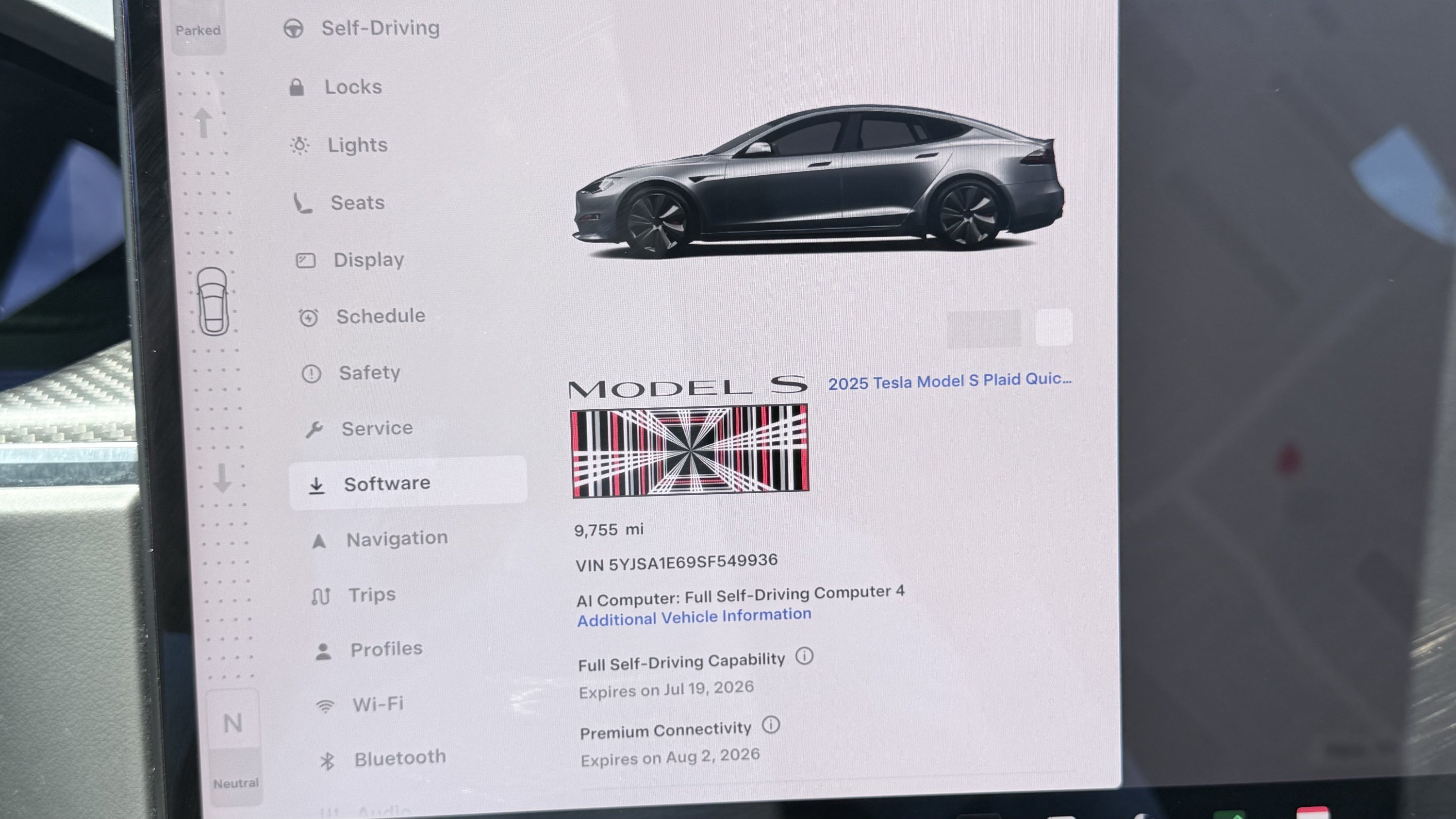 Used 2025 Tesla Model S Plaid AWD/4WD image 3