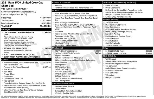 Used 2021 RAM 1500 Limited image 13