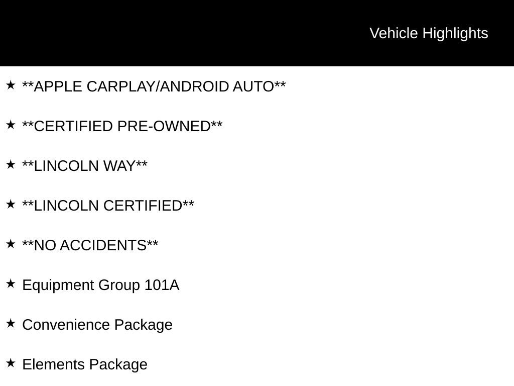 Certified 2022 Lincoln Corsair AWD w/ Equipment Group 101A image 10