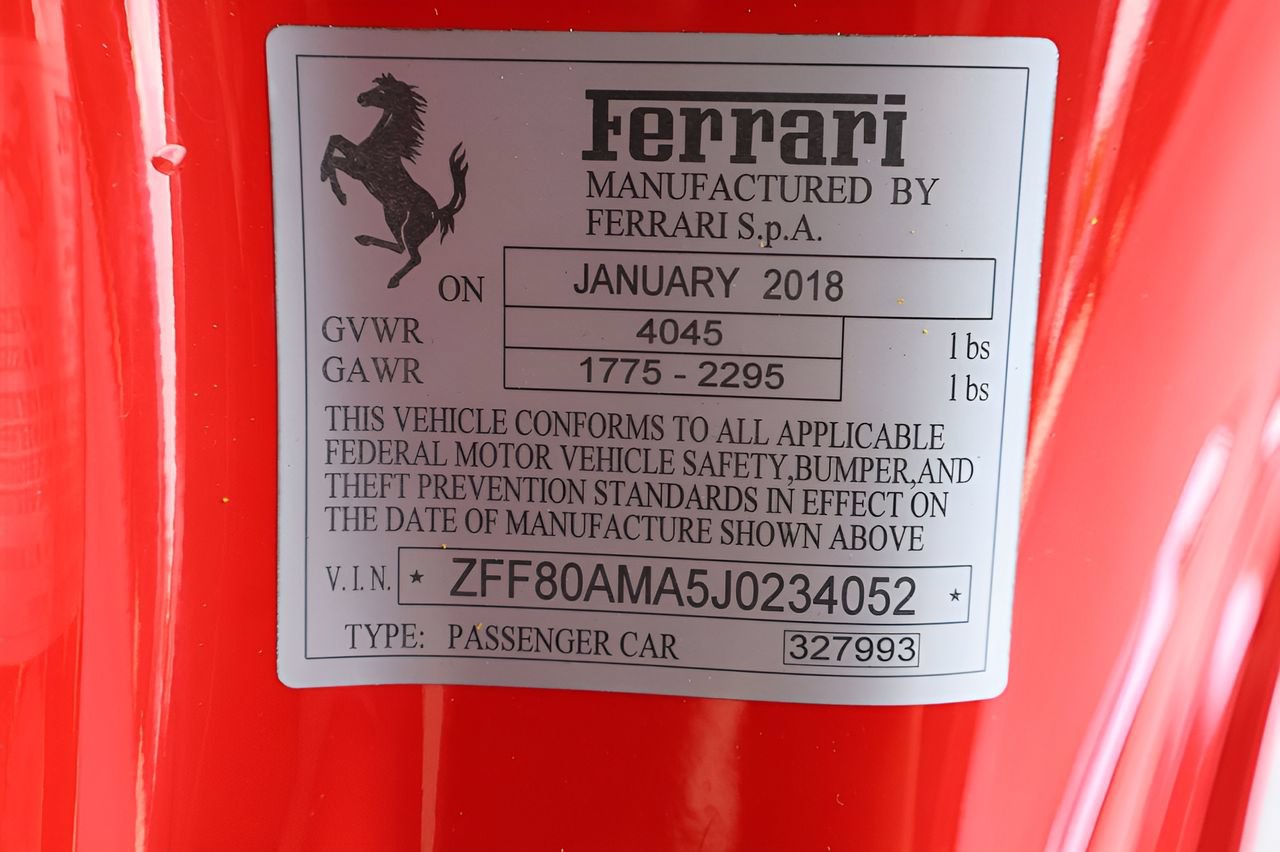 Used 2018 Ferrari 488 Spider RWD image 31