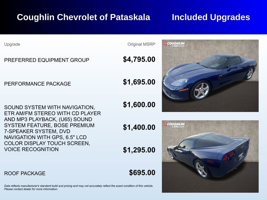 Used 2006 Chevrolet Corvette Coupe w/ Preferred Equipment Group image 3
