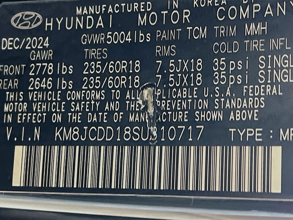 Used 2025 Hyundai Tucson SEL AWD/4WD image 28