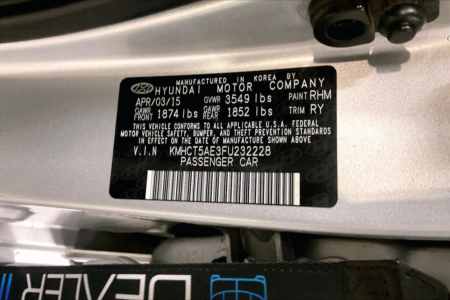 Used 2015 Hyundai Accent GS FWD image 34