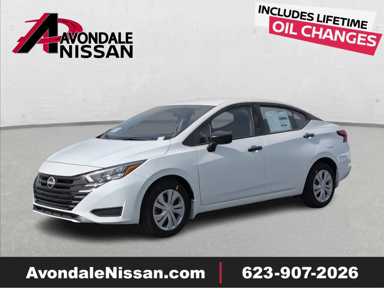 New 2025 Nissan Versa S w/ Trunk Package