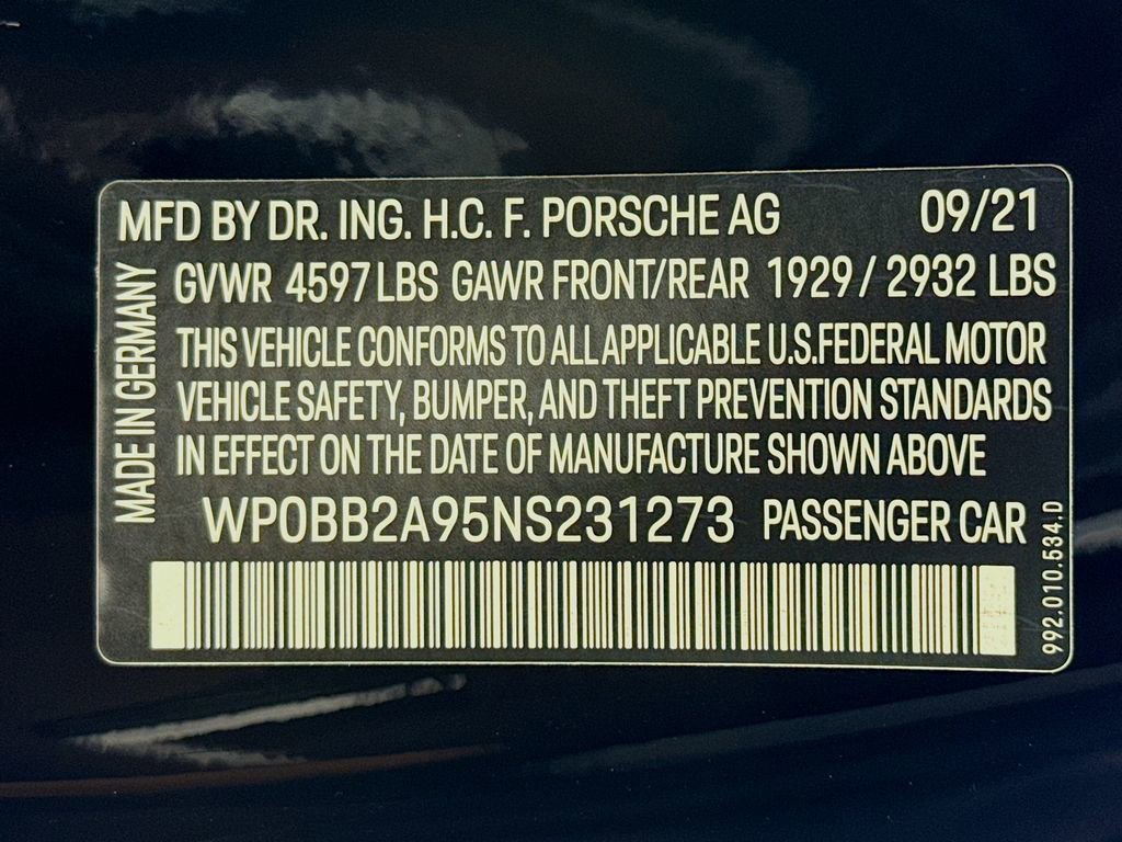 Certified 2022 Porsche 911 Targa 4S AWD/4WD image 35