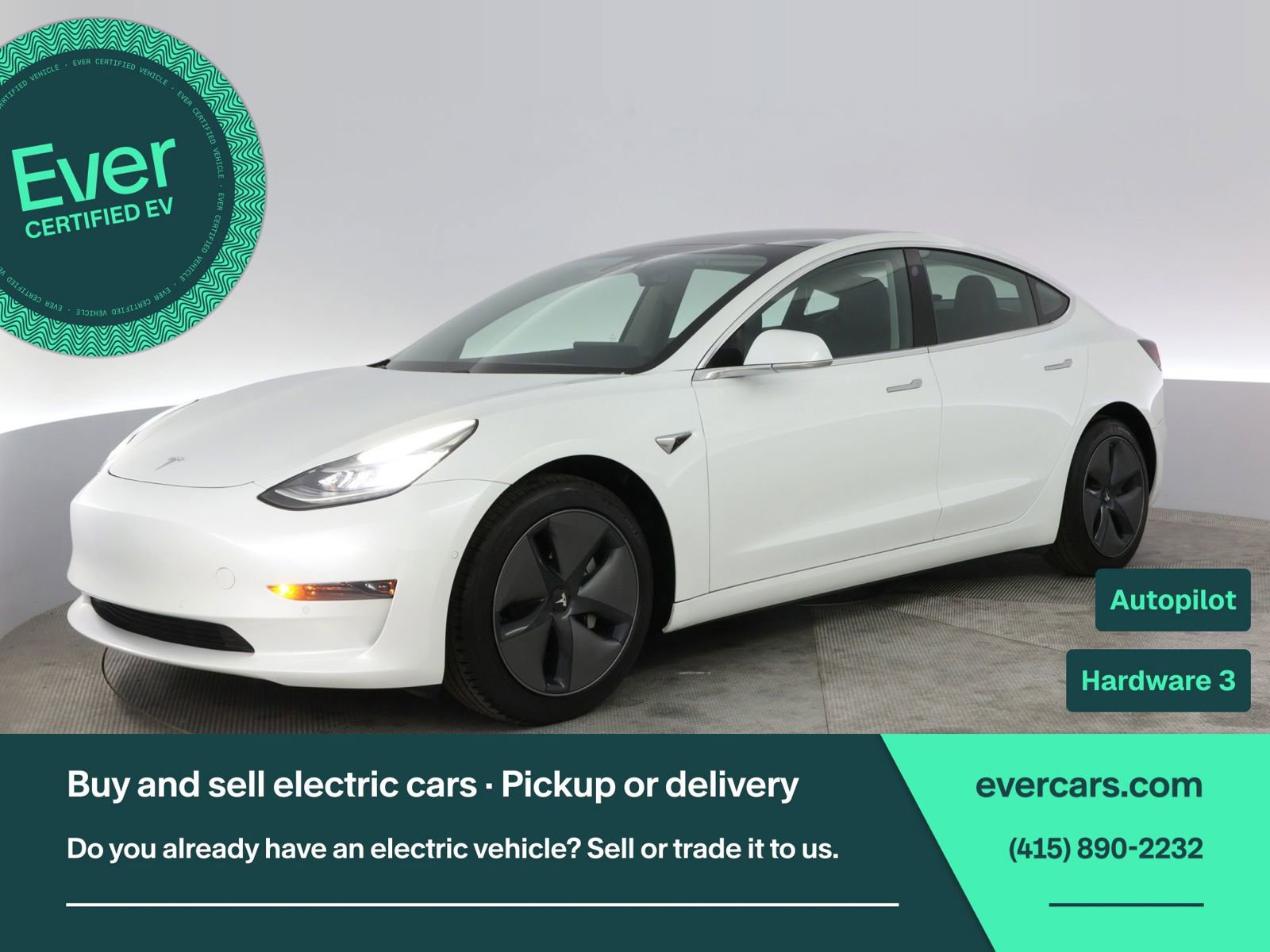 Used 2020 Tesla Model 3 Standard Range image 1