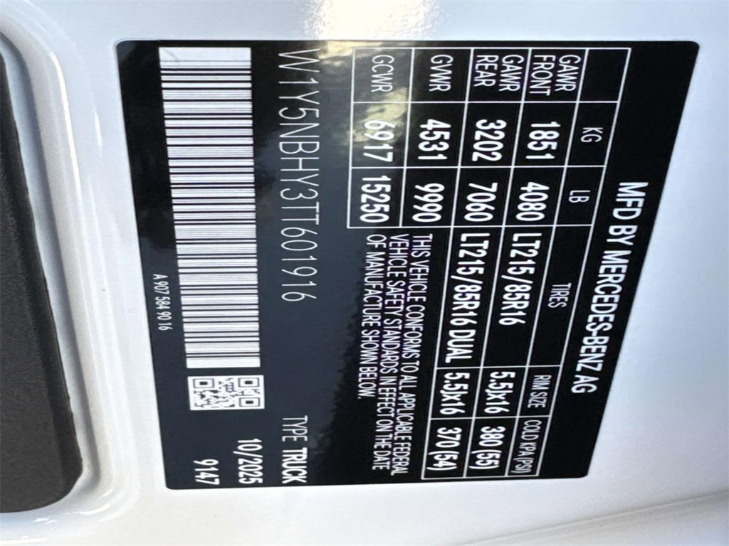 New 2026 Mercedes-Benz Sprinter 144 Cargo image 28