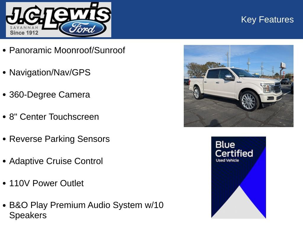 Certified 2018 Ford F150 Limited image 34