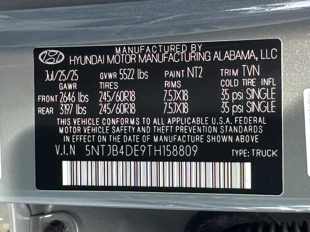 Certified 2026 Hyundai Santa Cruz SEL FWD image 33