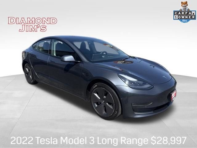 Used 2022 Tesla Model 3 Long Range AWD/4WD image 1