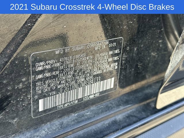 Used 2021 Subaru Crosstrek 2.5i Limited w/ Moonroof Package 2 AWD/4WD image 19