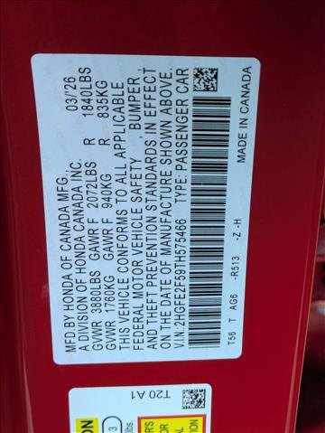 New 2026 Honda Civic Sport image 17