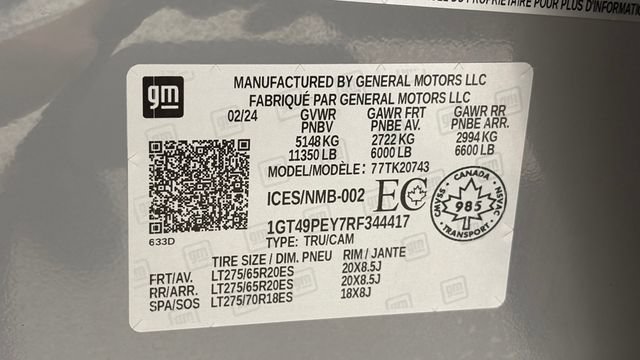 Used 2024 GMC Sierra 2500 AT4 w/ Technology Package AWD/4WD image 46