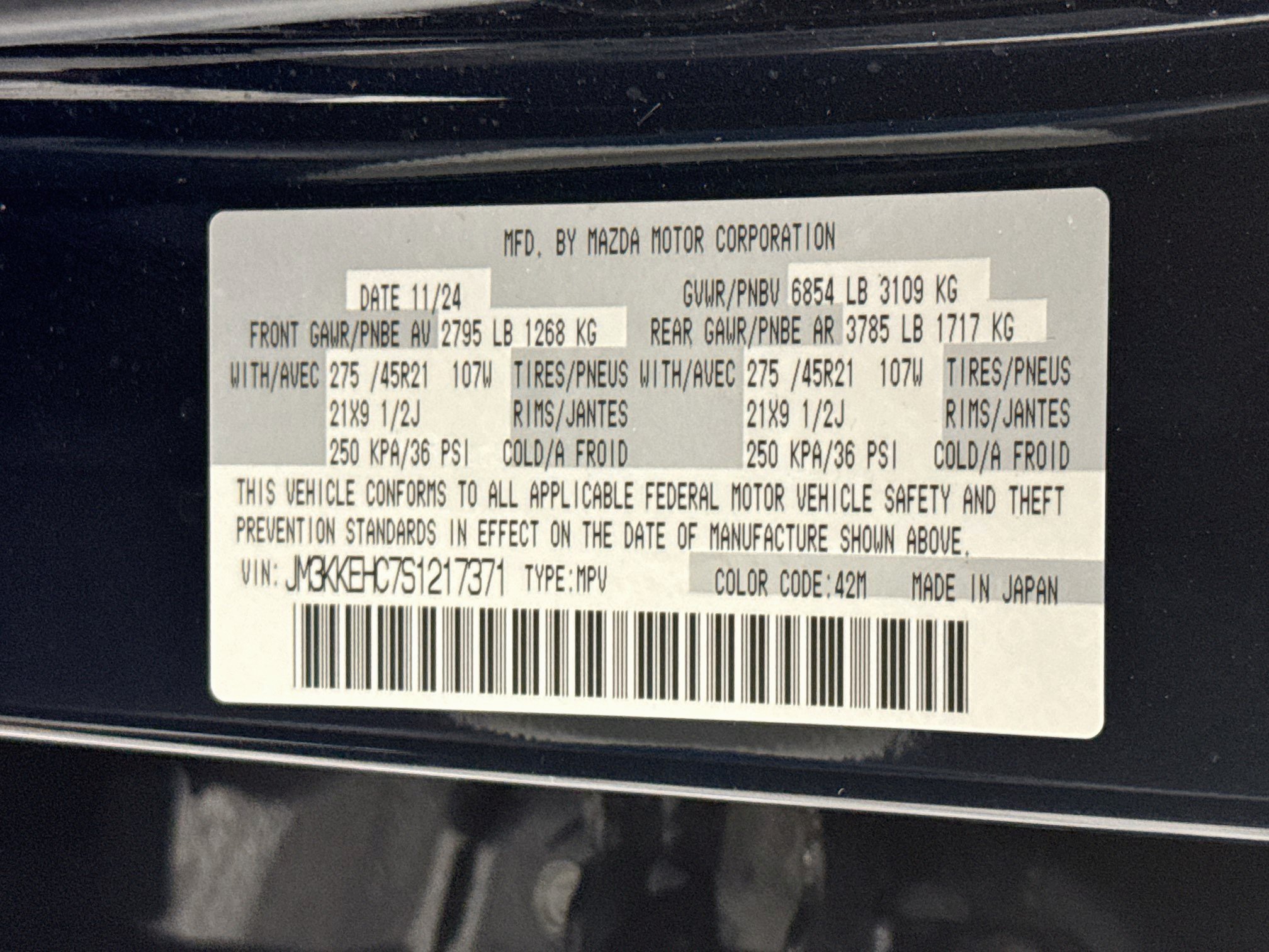 Used 2025 MAZDA CX-90 3.3 Turbo S w/ Premium Plus AWD/4WD image 38