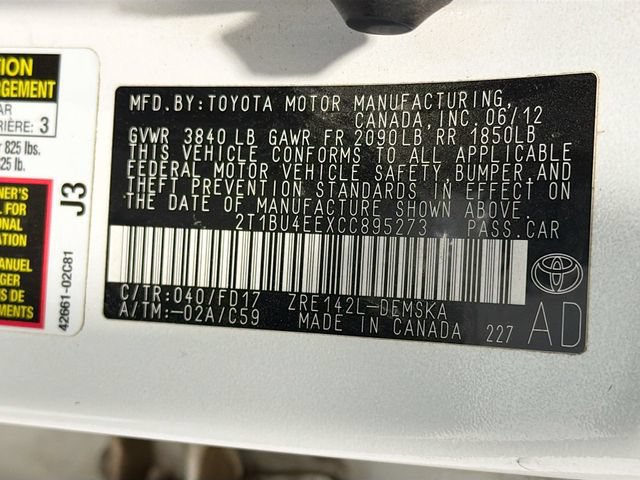 Used 2012 Toyota Corolla S FWD image 23