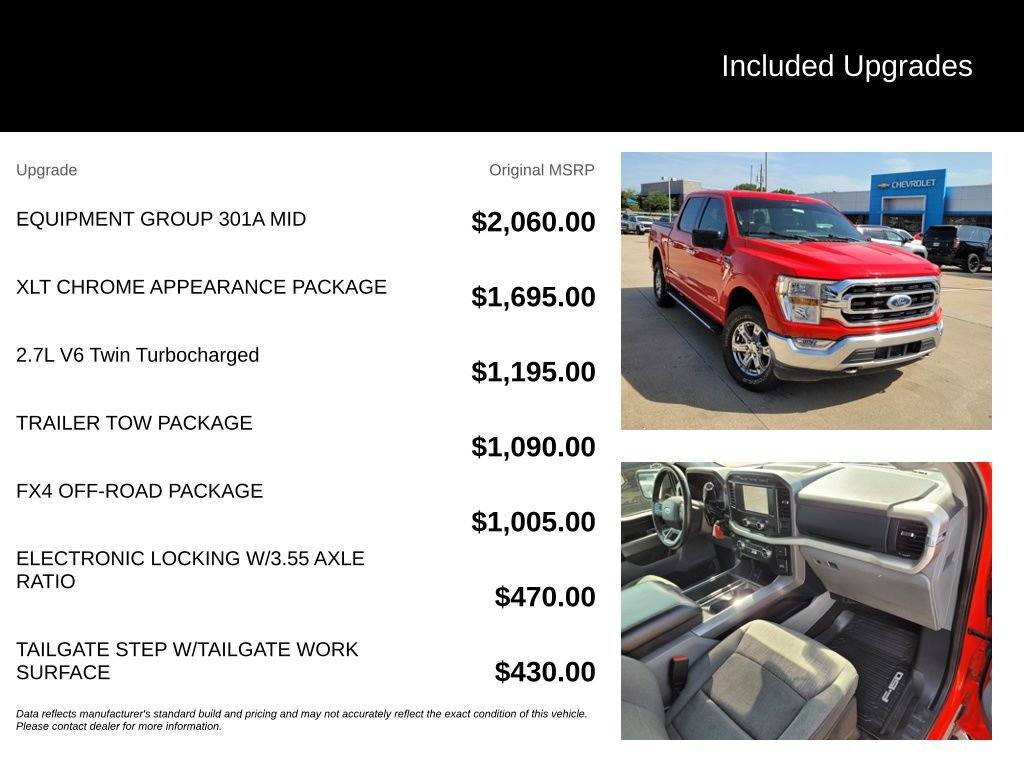 Used 2021 Ford F150 XLT w/ Equipment Group 301A Mid AWD/4WD image 5