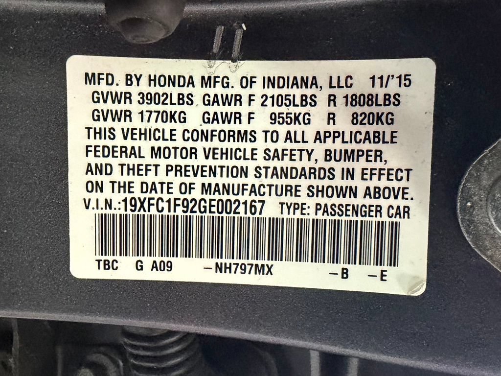 Used 2016 Honda Civic Touring image 27