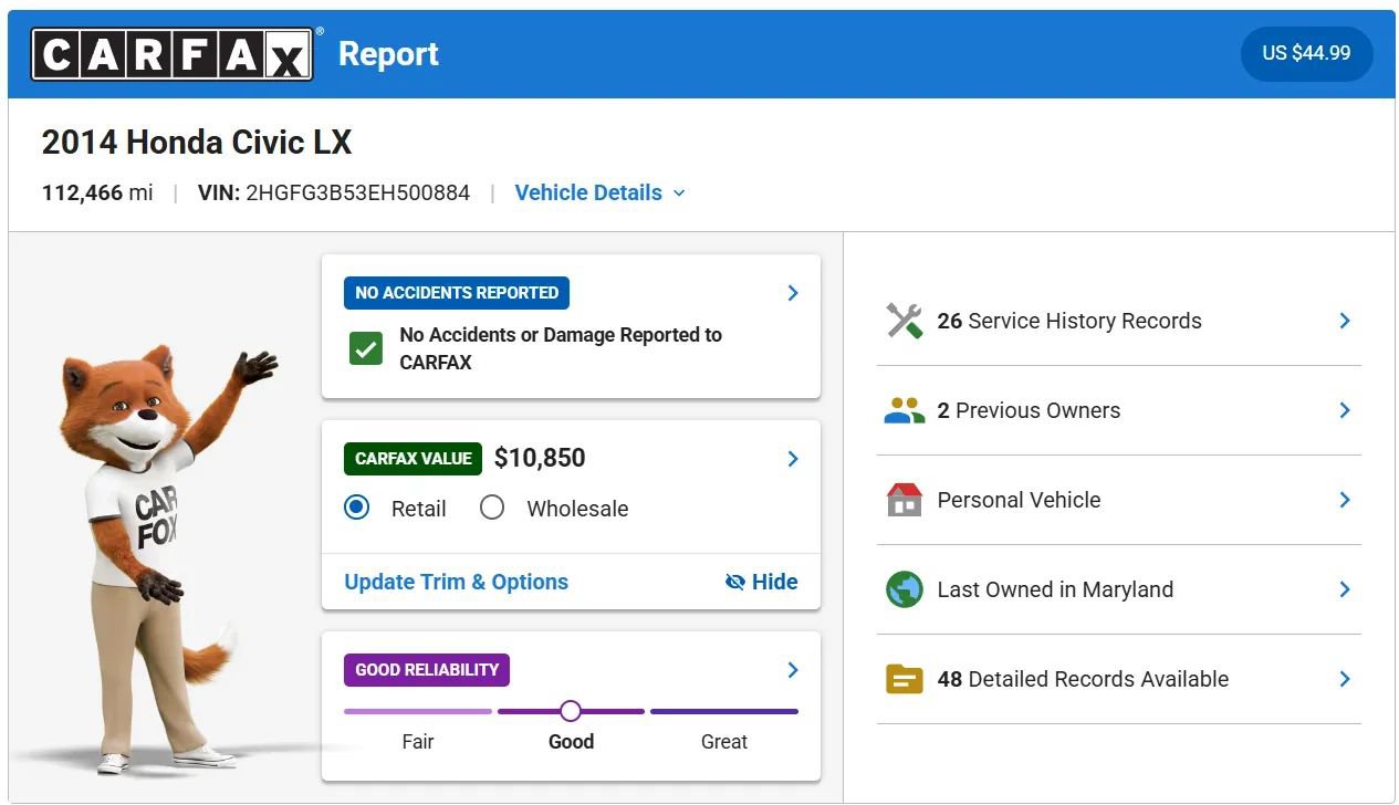 Used 2014 Honda Civic LX image 20
